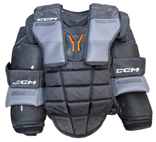 CCM Pro Stock Goalie Chest Protector SR Large Used AHL NHL (16046)
