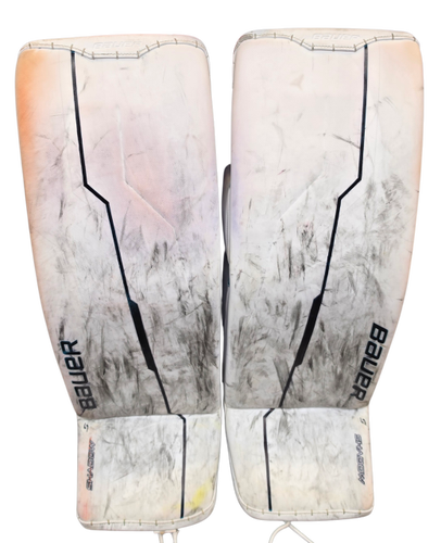 Bauer Supreme Shadow Goalie Leg Pads SR XL 35"+ Pro Stock Used Romanov (16048)