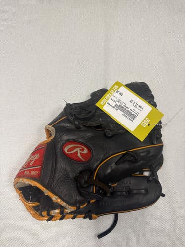 Used Rawlings GAMER G115GT BB/SB Glove RH Throw Black 11 1/2" 11490-S000278502