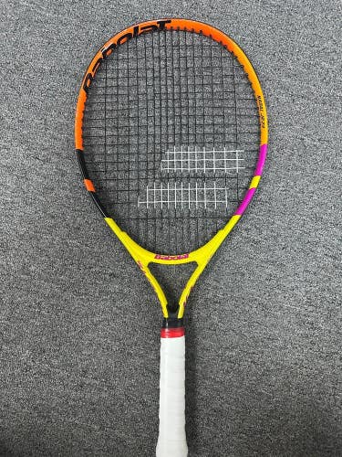 Babolat NADAL JR 23 Tennis Racquet Grip (3 3/4) Yellow/Orange/Pink
