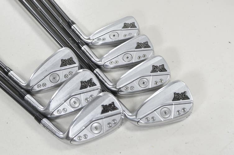 PXG Gen6 0311 P Double Chrome 5-W,GW Iron Set Regular Flex KBS Graphite #224868
