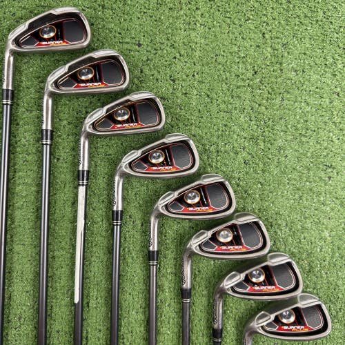 Taylormade Burner Plus Iron Set 5-SW Reax 50g Ladies Flex Left Handed NEED GRIPS