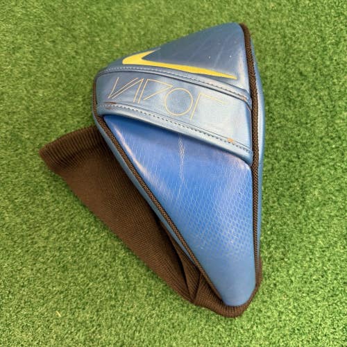 NIKE Vapor Golf Driver Head Cover Blue Black Yellow Headcover Rare!