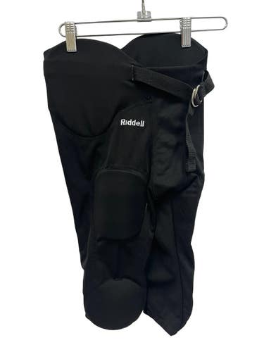 Used Riddell Youth FB Integrated Pants Black SM 11692-S000156757