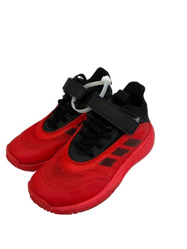 Used Adidas OWNTHEGAME Basketball Shoes Y Black And Red Youth 12.0 11692-S000157021
