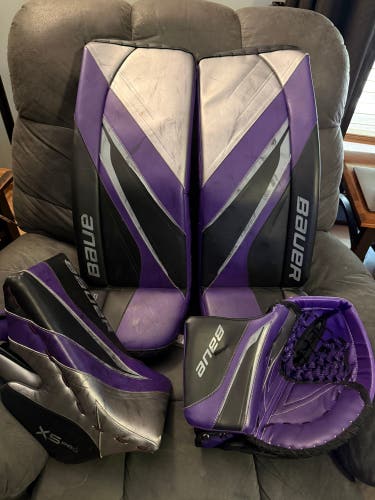 30" Bauer Vapor X5 Pro Regular Goalie Full Set (Used) Custom