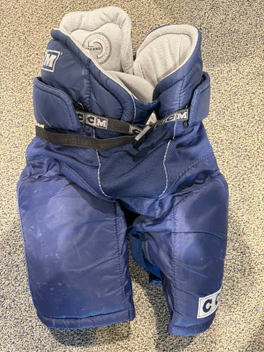 Blue Junior Medium CCM Tacks 852 Hockey Pants (Used)