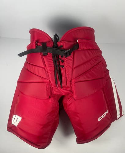 New Senior CCM HPG12A Hockey Goalie Pants - Red/White