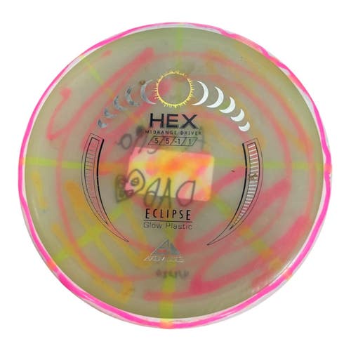 Used Axiom HEX ECLIPSE Disc Golf Mid Range Pink 11735-S000369789