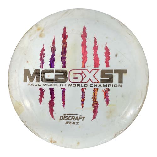 Used Discraft MCB6XST Disc Golf Mid Range White 11735-S000369861