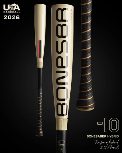 2025 Warstic Bonesaber Hybrid USABat Certified Bat (-10) 19 oz 29" (New)