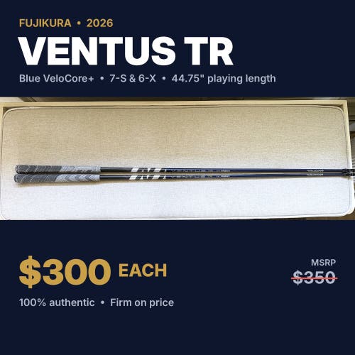 Fujikura Ventus Velocore Shaft Extra Stiff Flex Graphite Shaft (Used)