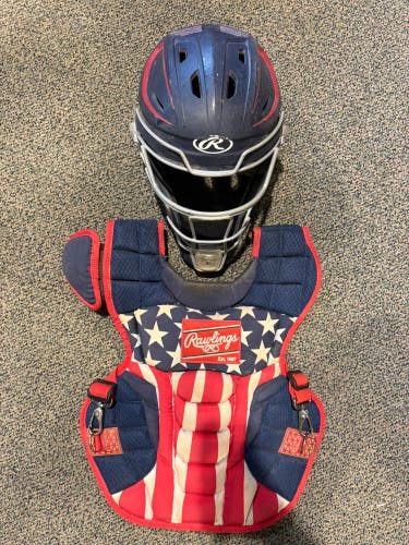 Intermediate Rawlings Catcher's Mask+Chest (Used)