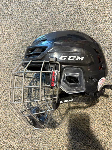 Black Medium CCM Tacks 710 Helmet (Used)