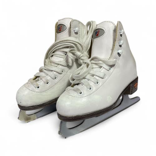Used Riedell SKATES Girls Figure Skate White Youth 13.0 11735-S000352651
