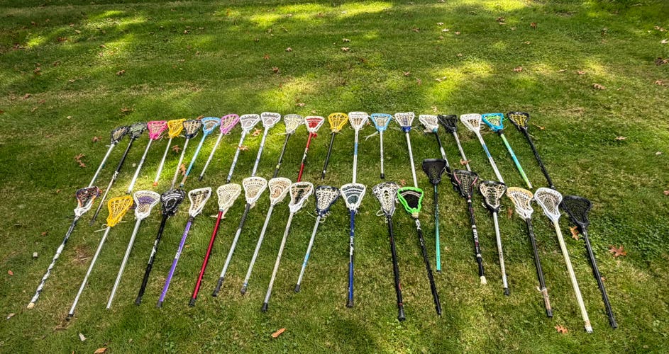 39 lacrosse sticks! Take all in this bundle!