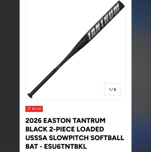 Easton Tantrum Composite Bat (-12) 27 oz 35.5" (New)