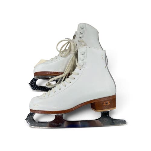 Used REIDEL Girls Figure Skate White Junior 01.5 11735-S000369274