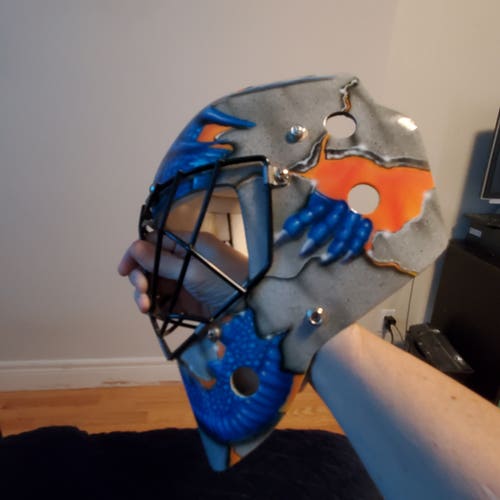 Senior Medium 1996 Goalie Mask Pro Stock (Used)