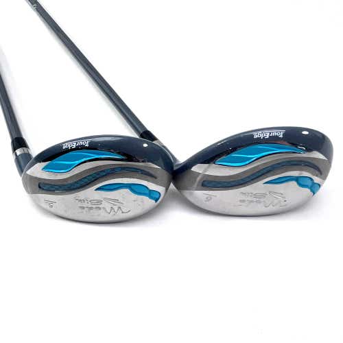 Tour Edge Moda Silk 5 & 6 Hybrid Set 25* | 28* Moda Silk Ladies Graphite RH