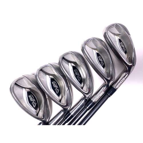 Adams Idea A12 OS Iron Set 7-PW+SW Idea Womens 50g Ladies Graphite Womens RH