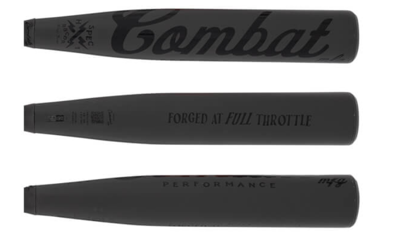 New COMBAT MFG Spec H1 Forged At Full Throttle BBCOR Baseball Bat: CBB7H1SH3
