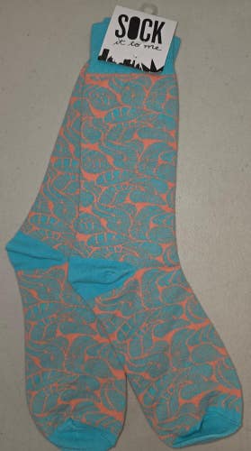 ST4 MENS Sock It To Me "Seashell Pattern Design" Crew Length Socks FREE SHIPPING