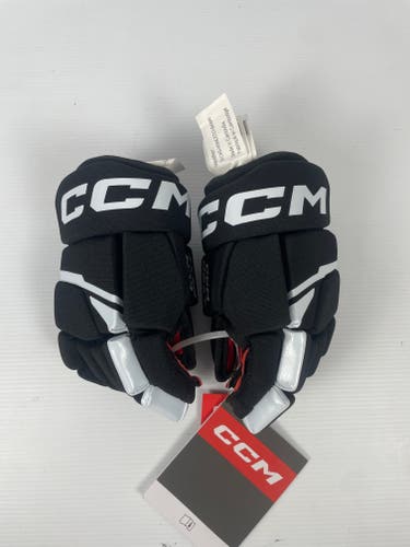 New 9" CCM Next Hockey Gloves - Black