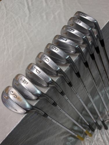 Rare Forged Bridgestone Jumbo MTNIII Pro Model Iron Set (4-PW, PS, SW - 9 Clubs)