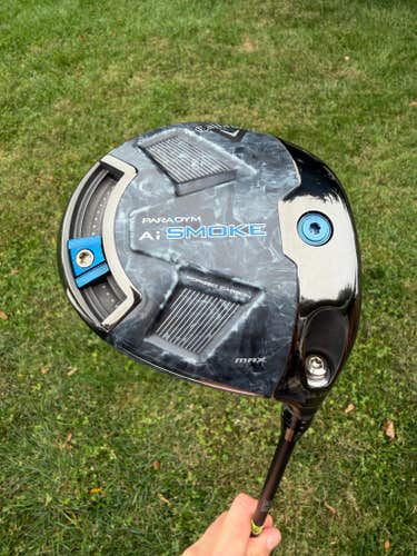 Callaway Ai Smoke Max Driver 9 Tensei AV Blue 65 Stiff Flex 45.25" +HC NICE