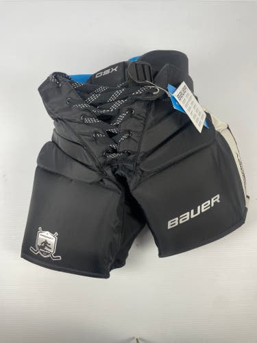 New Youth Small/Medium Bauer Prodigy GSX Hockey Goalie Pants - Black