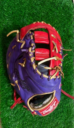 Custom Rawlings Gold Glove RH First Base Baseball Glove 13" GGEFB13CB Fully Broke in.