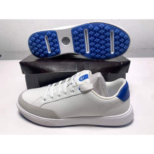 Peter Millar Drift Leather Hybrid Course Golf Shoes White SZ 11 (MF24EF71) NIB
