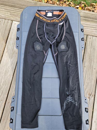 Boys used youth small Shock Doctor compression Jock pants