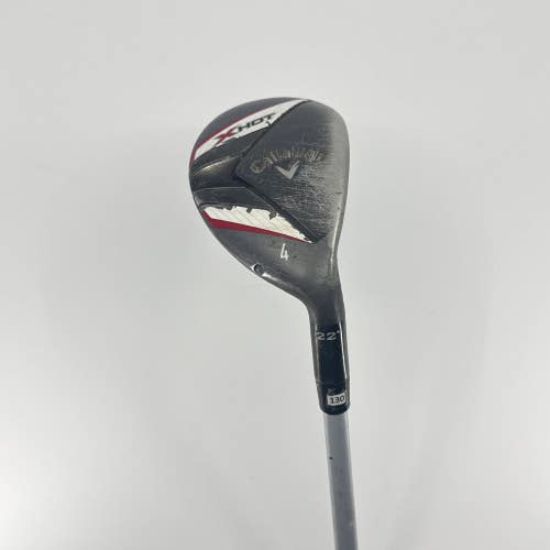 Callaway X Hot 22* 4 Hybrid RH Stiff 70-S 40 1/4" Used