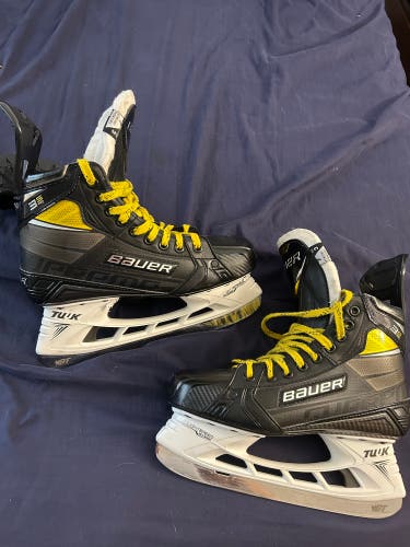 2020 Bauer Supreme 3S Pro Hockey Skates Extra Wide Width 7 (Used)