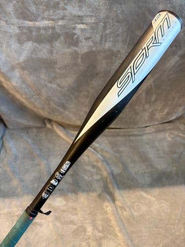 Black Rawlings Storm Alloy Bat (-13) Alloy 14 oz 27" (Used)