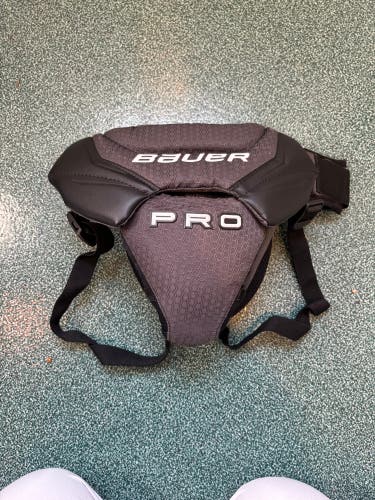 Senior Large Bauer Pro Hockey Goalie cup (Used)