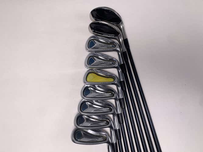 Mizuno MX 950 Iron Set 3-PW+SW Exsar IS2 Lite Graphite Mens RH