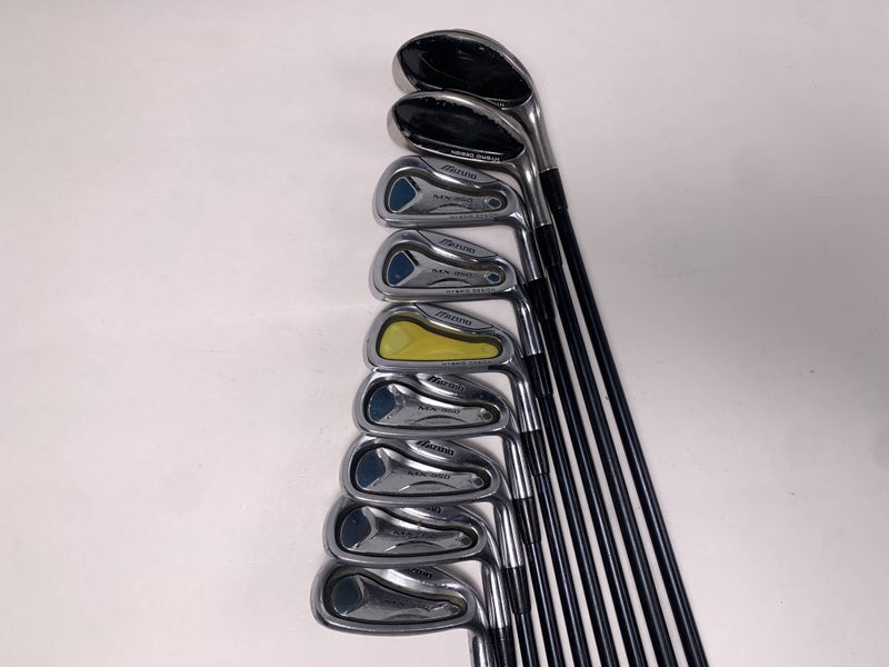 Mizuno MX 950 Iron Set 3-PW+SW Exsar IS2 Lite Graphite Mens RH