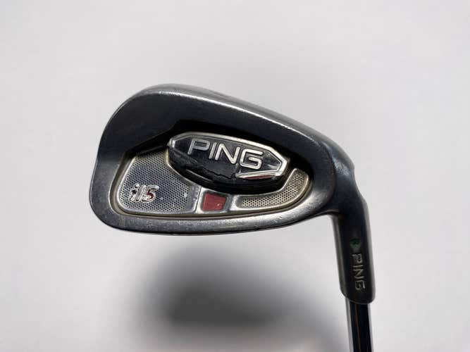 Ping i15 Pitching Wedge PW Green Dot 2* Up AWT Wedge Steel Mens RH