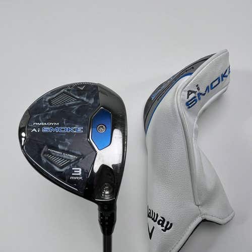 Callaway Paradym Ai Smoke Max 3 Fairway Wood 15* Ascent Blue 50g Regular RH HC
