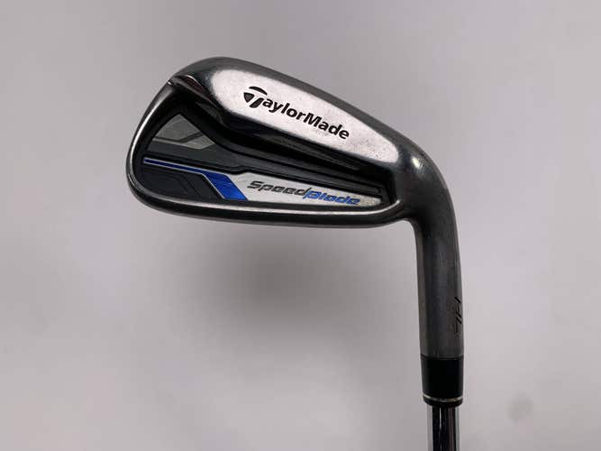 TaylorMade Speedblade Single 6 Iron SpeedBlade Uniflex Steel Mens RH