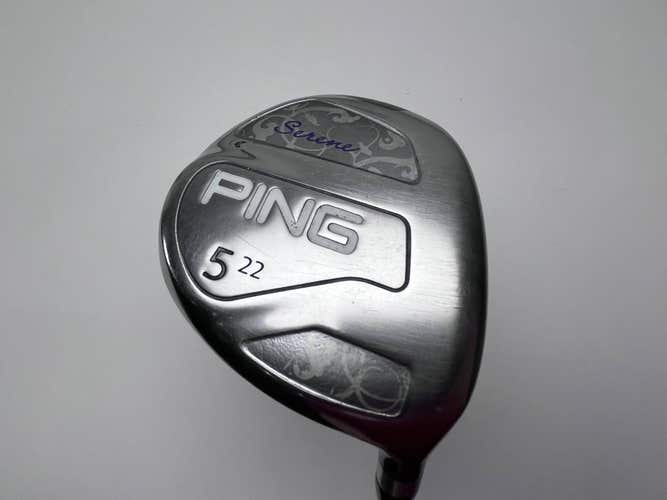 Ping Serene 5 Fairway Wood 22* OBAN Devotion 4 Blue 02 45g Senior RH