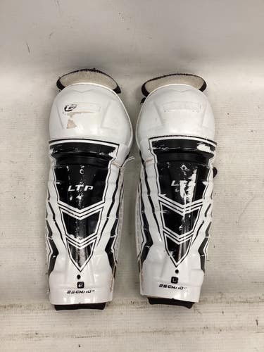 Used CCM LTP Youth Shin Guards White 10" 11851-S000054202
