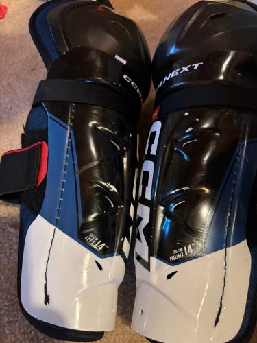 Intermediate CCM Next 14" Shin Pads (Used)
