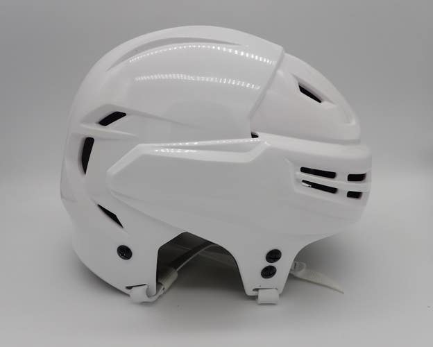 Original Bauer Re-Akt NHL Pro Stock Hockey Player Helmet White Senior Large