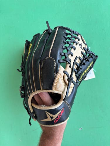 Black All Star System 7 RH Outfield Baseball Glove 12.5"