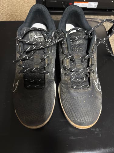 Black Women's Size M 7.0 (W 8.0) Nike Hyperdiamond 4 Pro Low Top Molded Cleats (Used)