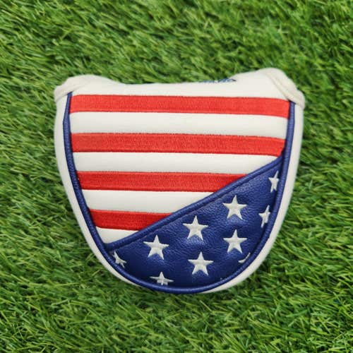 USA MALLET PUTTER HEADCOVER VERYGOOD